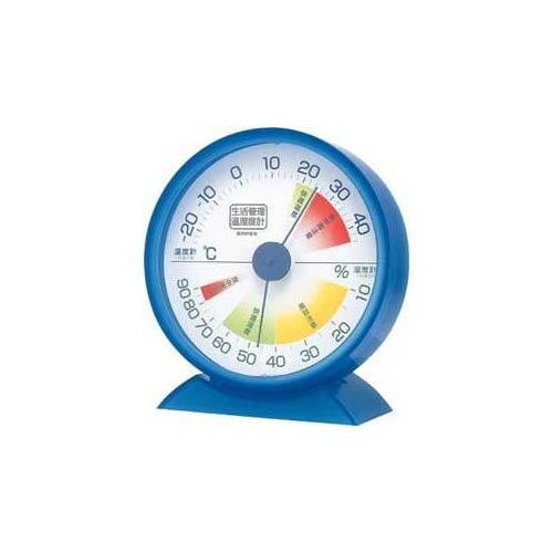 EMPEX EMPEX 生活管理 温度・湿度計 卓上用 TM-2426 クリアブルー