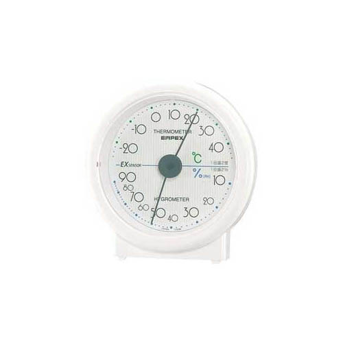 EMPEX EMPEX 温度・湿度計 セレステ 温度・湿度計 卓上用 TM-5501 ホワイト