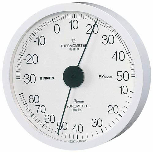 EMPEX EMPEX 温度・湿度計 エクストラ 温度・湿度計 壁掛用 TM-6201ホワイト