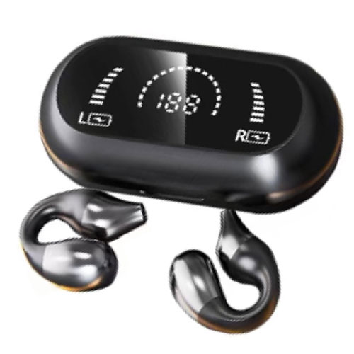 E-SELECT ES-ECS03B [耳を塞がない開放型イヤホン カフス型 Bluetooth フルワイヤレス]