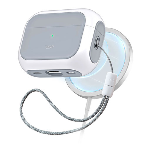 ESR ES24822 [ORBIT MagSafe充電対応ハイブリッドケース for AirPods Pro(第2/1世代) ホワイト]
