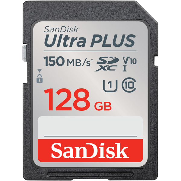 サンディスク ウルトラプラス SDSDUWC-128G-JN3IN [Ultra PLUS SDXC UHS-Iカード 128GB]