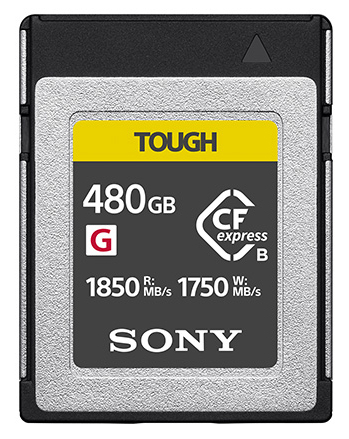 ソニー（SONY） CEB-G480T [CFexpress Type B メモリーカード 480GB]