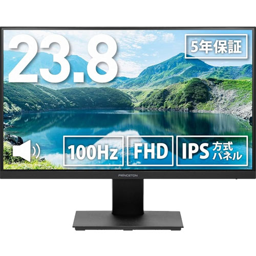 プリンストンテクノロジー PTF-H241W-BK [液晶ディスプレイ 23.8型/1920×1080/ブラック]