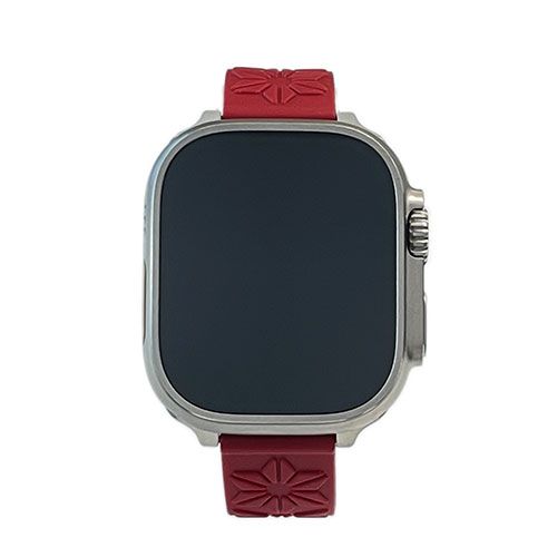 KAORU KBaL001T [KAORU-band Apple Watch Lサイズ レッド/椿の香り]