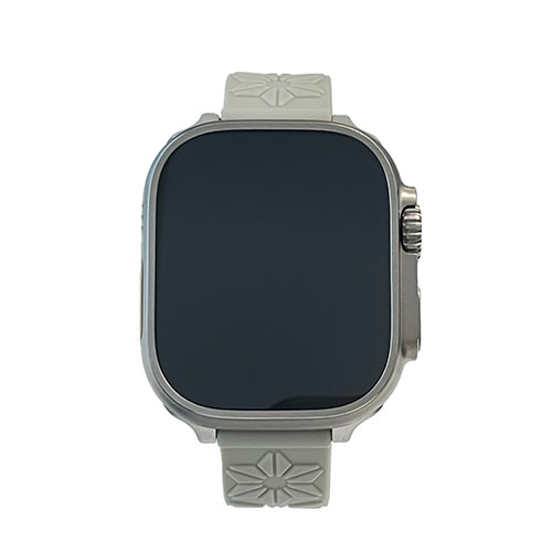KAORU KBaL001Y [KAORU-band Apple Watch Lサイズ グレー/柚子の香り]
