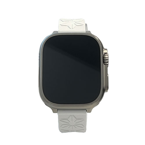 KAORU KBaL001H [KAORU-band Apple Watch Lサイズ ホワイト/檜の香り]