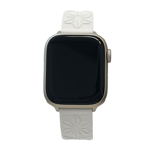 KAORU KBaM001H [KAORU-band Apple Watch Mサイズ ホワイト/檜の香り]