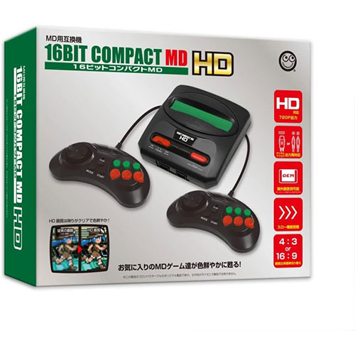 コロンバスサークル CC-16MHD-BK [16ビットコンパクトMD HD MD互換機]