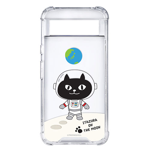abbi FRIENDS ABF26921P8A [ネコマンジュウハイブリッドケース for Google Pixel 8a キャットウォーク オン ザ ムーン]