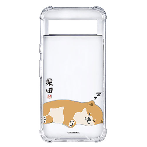 abbi FRIENDS ABF26918P8A [しばたさんハイブリッドケース for Google Pixel 8a 昼寝]