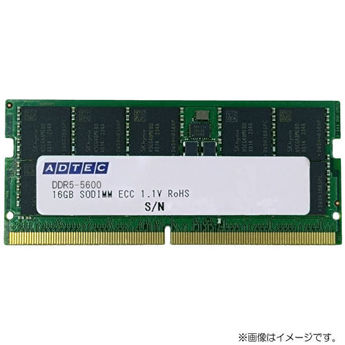 ADS5600N-E32GDB [32GB DDR5-5600 (PC5-44800) ECC SO-DIMM 2Rx8 262pin]
