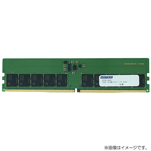 アドテック ADS5600D-E32GDB [32GB DDR5-5600 (PC5-44800) ECC Unbuffered DIMM 2Rx8 288pin]