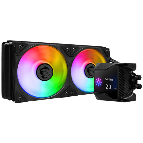 MSI Computer MPG CORELIQUID D240 [水冷一体型CPUクーラー 240mmサイズラジエータ 2.4インチIPSディスプレイ搭載]