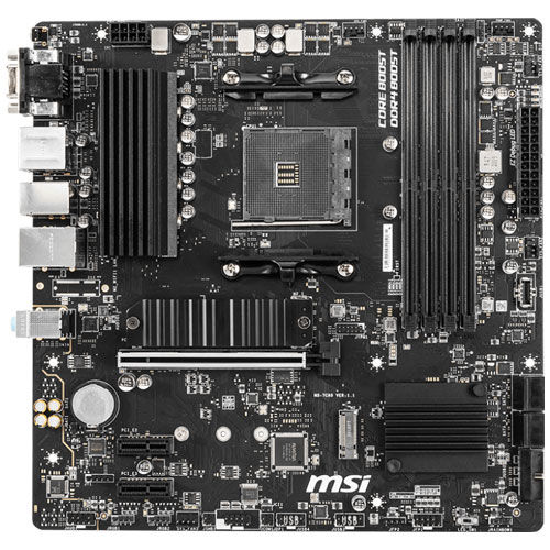 MSI Computer B550M PRO-VDH [マザーボード AMD B550/Socket AM4/DDR4/mATX]