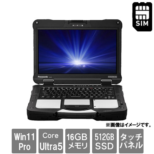 パナソニック FZ-40EAAACAJ [TOUGHBOOK FZ40(Ultra 5 135H 16GB SSD512GB 14.0FHDタッチ WWAN 5G＆LTE Win11Pro)]