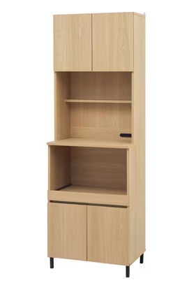 アイリスオーヤマ 家具 KCB-590BT-N [キッチンキャビネット ナチュラル]