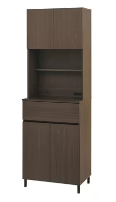 アイリスオーヤマ 家具 KCB-590H-WN [キッチンキャビネット ウォールナット]