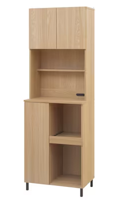 アイリスオーヤマ 家具 KCB-590ST-N [キッチンキャビネット ナチュラル]