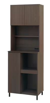 アイリスオーヤマ 家具 KCB-590ST-WN [キッチンキャビネット ウォールナット]