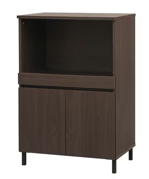 アイリスオーヤマ 家具 KCBL-590BT-WN [キッチンキャビネット ウォールナット]
