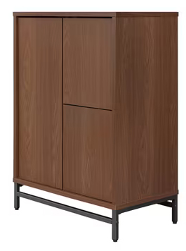 アイリスオーヤマ 家具 UTC-590T-WN/B [ユニットキャビネット ウォールナット/ブラック]