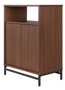 アイリスオーヤマ 家具 UTC-590W-WN/B [ユニットキャビネット ウォールナット/ブラック]