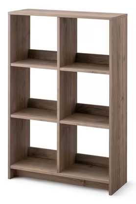 アイリスオーヤマ 家具 WOS-6-AT [ウッドオープンシェルフ アッシュブラウン]