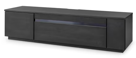 アイリスオーヤマ BTS-GD145UF-B [ボックステレビ台 アッパータイプ ガラス扉付 ブラック]