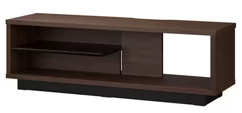 アイリスオーヤマ OTS-100SR-WN/B [オープンテレビ台 スタンダード 幅100 ウォールナット/ブラック]