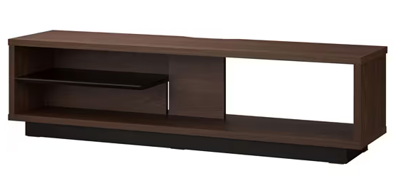 アイリスオーヤマ OTS-120SR-WN/B [オープンテレビ台 スタンダード 幅120 ウォールナット/ブラック]