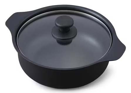 アイリスオーヤマ IHクッキングヒーター IHKP-P24-B [IHコンロ用鍋 単品 24cm ブラック]
