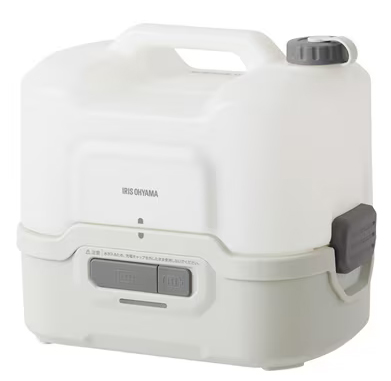 アイリスオーヤマ 清掃機械 JPW-T81-W/H [充電式ポータブルウォッシャー ホワイト/グレー]