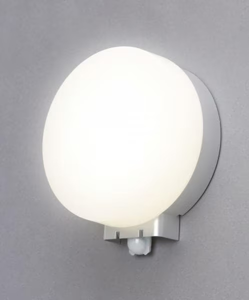 アイリスオーヤマ その他家庭照明 IRBR5N-CIPLS-MSBS [LEDポーチ灯 円型 520lm 昼白色 センサー付 シルバー]