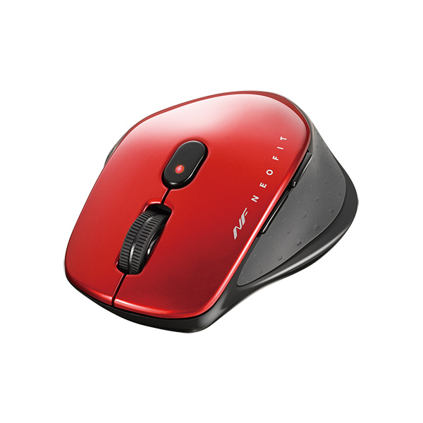 バッファロー（サプライ） BSMBB540RD [静音5ボタン Bluetooth5.0 切替付マウス レッド]