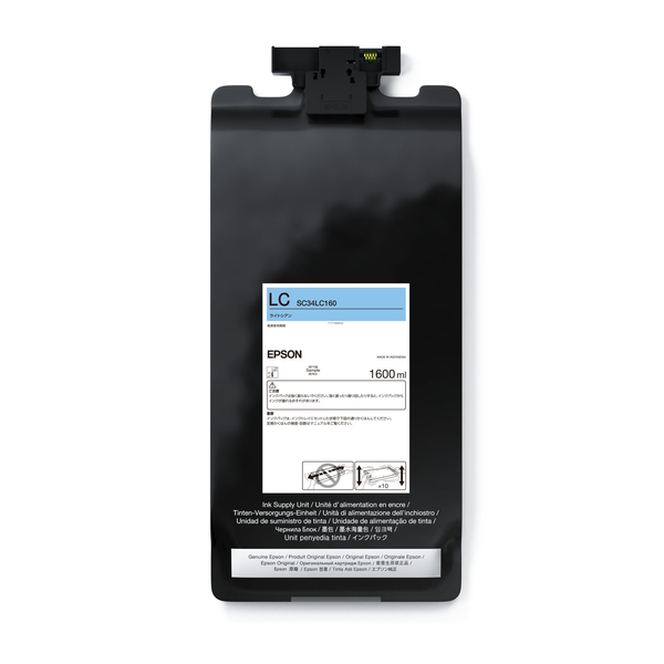 エプソン SC34LC160 [SureColor用 インクパック/1600ml(ライトシアン)]
