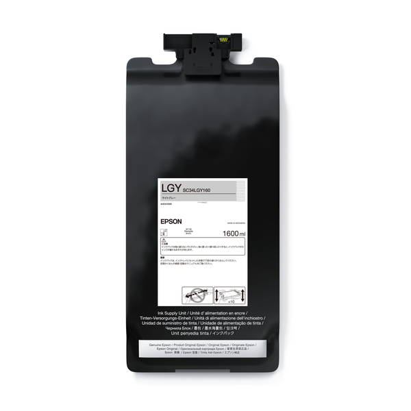 エプソン SC34LGY160 [SureColor用 インクパック/1600ml(ライトグレー)]