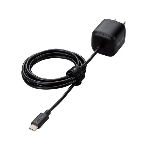 エレコム MPA-ACCP7420BK [AC充電器/USB-Cケーブル一体/1.5m/ブラック]