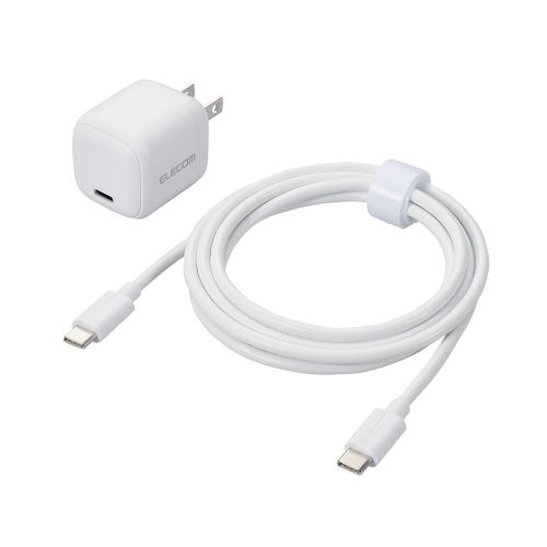 エレコム MPA-ACCP8130WH [AC充電器/USB-Cx1/ケーブル付/1.5m/ホワイト]