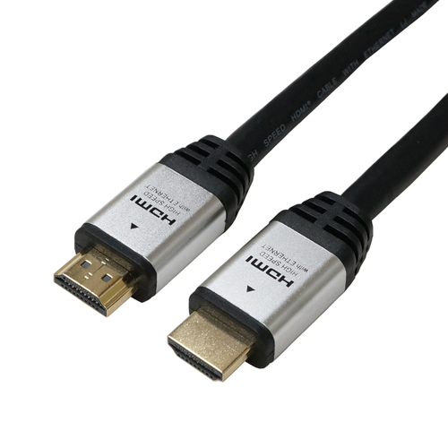 HORIC HDM100-002SV [ハイスピードHDMIケーブル 10m 4K 3D HEC ARC フルHD 対応 金メッキ端子 シルバー AWG26]