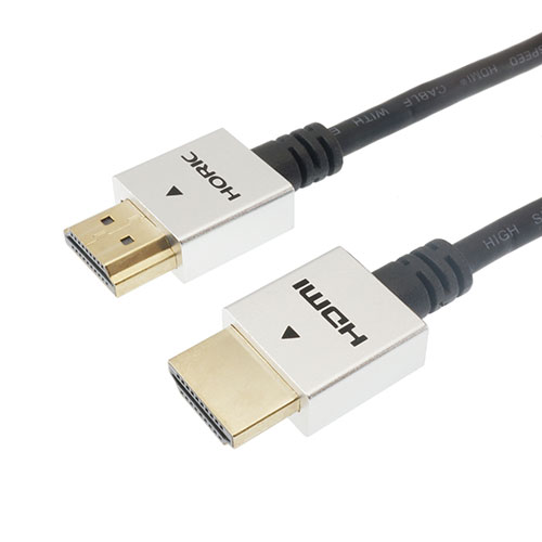 HORIC HDM20-493SVX5 [【5個セット】HDMIケーブル 2m シルバー]