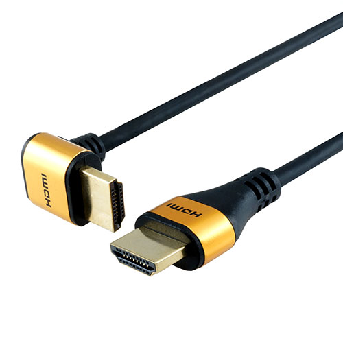 HORIC HL10-565GD [HDMIケーブル L型90度 1m ゴールド]