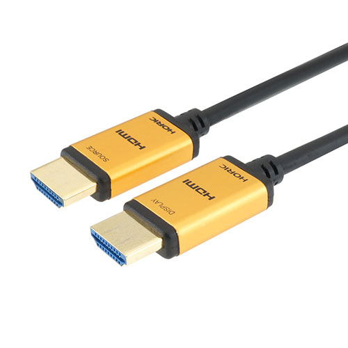 HORIC HH500-546GP [光ファイバー HDMIケーブル 50m スタンダードタイプ ゴールド]