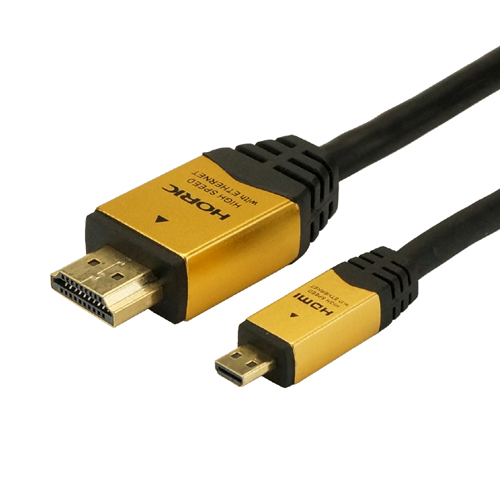 HORIC HDM20-017MCG [HDMI MICROケーブル 2m ゴールド]