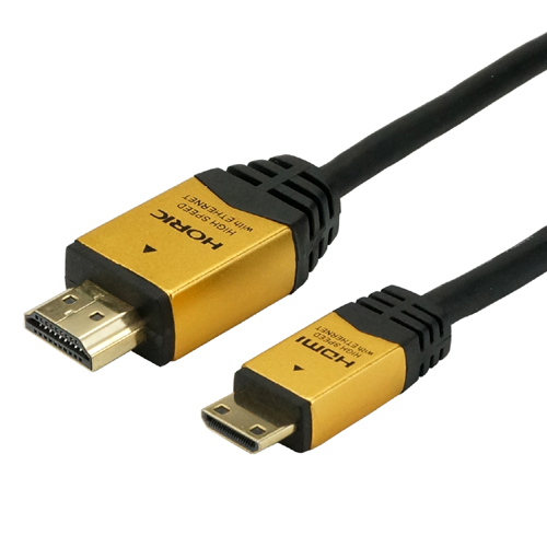 HORIC HDM10-020MNG [HDMI MINIケーブル 1m ゴールド]