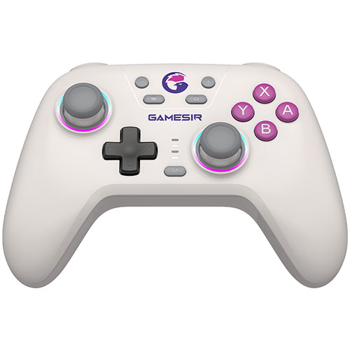 GameSir （ゲームサー） Nova ワイヤレス&有線ゲームコントローラ マルチプラットフォーム レトロホワイト