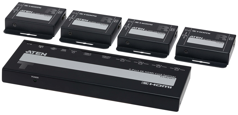 ATEN VanCryst VS1824KIT [4 Port 4K HDMI 分配延長器セット]