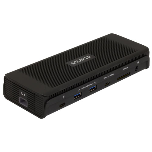 SPARKLE TDX-120GD4 [Office Dock Pro Plus (Thunderbolt 4、USB-C、USB-A x 4、DP 1.4 x 2、2.5GbE、Audio、SD)]