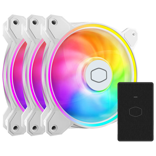 クーラーマスター MFL-B2DW-213P2-R2 [MasterFan MF120 Halo2 3in1 White Edition]