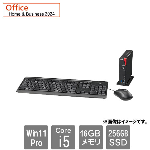 富士通 バリュー ESPRIMO FMVB2300BP [ESPRIMO G6014/RX (Core i5-13400T 16GB SSD256GB Win11Pro H&B2024)]